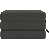 vidaXL Vouwbare Sofa Bed 75 x 63 x 45 cm Donkergrijs
