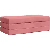 vidaXL Vouwbare Sofa Bed 160 x 67 x 45 cm Roze