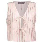 Geisha Gilet Sand/pink Maat: 2XL | Gilets Outlet | Dames | Beige