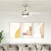 vidaXL Plafondventilator met verlichting en afstandsbediening Ø 110 cm