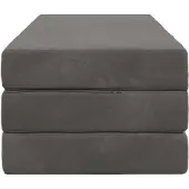 vidaXL Vouwbare Sofa Bed 160 x 67 x 45 cm Donkergrijs