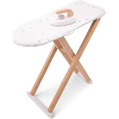 Woet Houten Speelgoed Strijkplank met Strijkijzer - Inklapbare Strijkplank voor Kinderen - Rollenspel Huishouden - Vanaf 3 Jaar