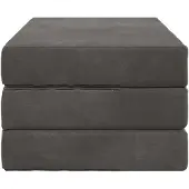 vidaXL Vouwbare Sofa Bed 80 x 67 x 45 cm Donkergrijs
