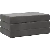 vidaXL Vouwbare Sofa Bed 100 x 67 x 45 cm Donkergrijs