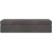vidaXL Vouwbare Sofa Bed 180 x 67 x 45 cm Donkergrijs