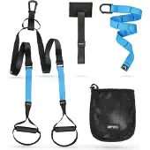 Gymtek TRX Suspension Trainer Set - Weerstandsbandenset, Fitnessbanden, Weerstandsbanden, TRX Resistance Band - voor Fitness, Krachttraining, Fysiotherapie, Calisthenics, Crossfit