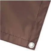 vidaXL Balkon Privacy Scherm 200 x 500 cm Stof met PU-coating Bruin