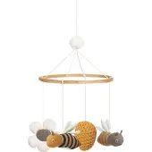 Vanilla Copenhagen Mobile Honeybee Happy Crib Toy Changing Table Goud Kinderen