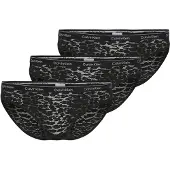 Calvin Klein Underwear Slip 'Icon Lace' lichtgrijs / zwart