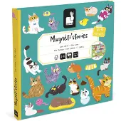 Janod - Magneti Stories - Katten – Educatieve magneetset