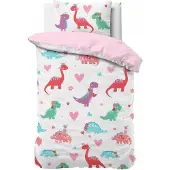 So Soft Decoware peuter dekbedovertrek Dino Daisy - microvezel