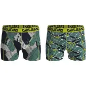 Cars Jeans Cars Jongens boxershort jongen blauw groen zwart wit - Maat 116