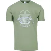 Fostex WWII Series - T-shirt Allied Star - Willy jeep (kleur: Groen / maat: M)