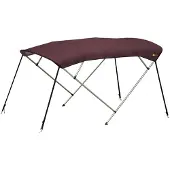OceanSouth Aluminium biminitop - 4-boogs - Breedte 150 <>170 cm - Hoogte 125 cm - Doek 220 cm
