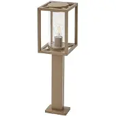 LUCANDE Tuinpadverlichting Ferda, dimbaar, bruin / roest, Aluminium, Modern, Tuinpad verlichting