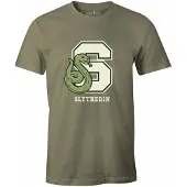 COTTON DIVISION Harry Potter - Kaki Men's T-shirt - S Slytherin - XL