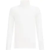 We fashion - Jongens T-shirt met col van katoenmix - Regular fit - Wit - Katoen - Maat: 110/116