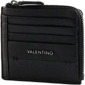 Valentino Leren kaarthouder Estro Credit Card Case Nero zwart