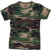 Coppens Kinder T-shirt camo | Maat 170-176
