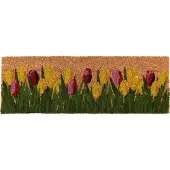Esschert Design Deurmat kokos tulpen