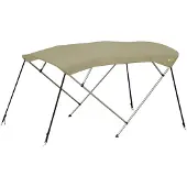 OceanSouth Aluminium biminitop - 4-boogs - Breedte 170 <>190 cm - Hoogte 125 cm - Doek 220 cm