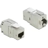 DeLOCK Keystone Module RJ45 jack Cat.6A toolfree