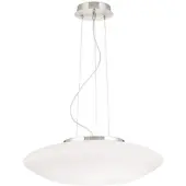 Orion Glazen hanglamp Blanc, dimbaar, wit / opaal, Woon-/ Eetkamer, Glas, Modern, hanglamp