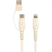 BIOnd BIO-CT-IP USB-C naar 8PIN & USB-A 3,5A kabel, 1,2 m