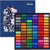 ARRTX Pastels - kunstkrijt Set van zachte pastels, 72 kleuren