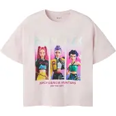Name it Shirt 'NKFMaja Kpop' geel / lila / pink / rosé