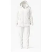LEAFLETIC Huispak 'Women’s Hoodie and Jogger Set' wit