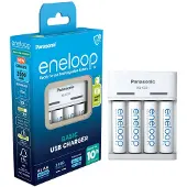 OTB Panasonic eneloop USB-Ladegerät 4x AA 2000mAh (K-KJ61MCD40USB)