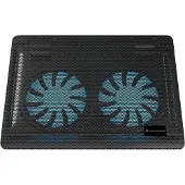 Conceptronic CNBCOOLPAD2F notebook cooling pad 43,2 cm (15.6'') Zwart