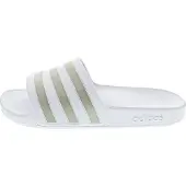 Adidas Muiltjes 'Adilette Aqua' zilver / wit