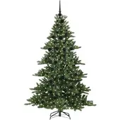 vidaXL Kunstmatige Hinged Kerstboom Groen 180 cm PVC en Staal