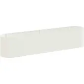 vidaXL Verhoogde Tuinbak Wit 200 x 40 x 40 cm