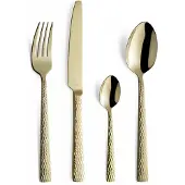 Amefa Bestekset Felicity Hammered Champagne (24-delig)