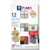 Fimo effect Boho Colours - boetseerklei 12 x 25 g