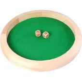 HOT Games Dobbelbak Hout 30cm