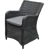 AVH-Collectie Bilbao premium dining tuinstoel antraciet