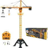 Lexibook CROSSLANDER PRO TOWER CRANE - Get busy op de building site met dit large op afstand bestuurbare kraan featuring dynamics sounds en effecten!