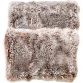 Douceur d'intérieur Deken 180 x 220 cm imitatief fleece antartisch Choco