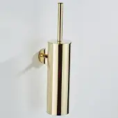 Saniclear Dorado toiletborstel met wandhouder goud