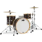 PDP Drums PDCC2413WN Concept Classic Walnut Stain 3d. classic rock shellset