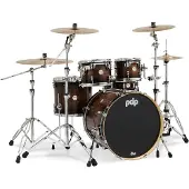 PDP Drums PDCMX2215WC Concept Maple Exotic Walnut to Charcoal Burst 5d. shellset