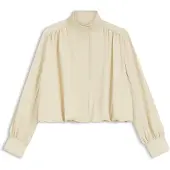 BOSS Relaxed-fit blazer met gebolde zoom