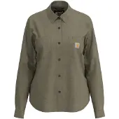 Carhartt Hamilton Relaxed LS Dames flanellen overhemd Maat