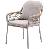 AVH-Collectie Monza dining tuinstoel aluminium latte