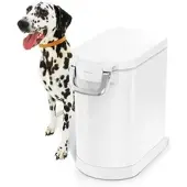 Simplehuman Opbergbox Dierenvoer Wit 25L