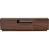 CALICOSY - Tv-meubel met 3 kleppen, 1 nis L160 cm - LUME